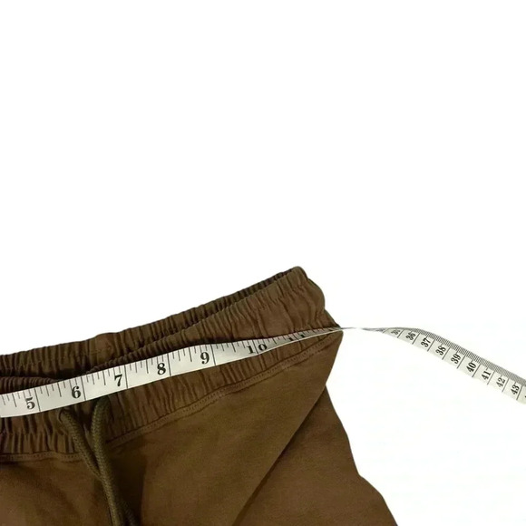 Good American Pants Womens Size 2 Leggings Stretch Drawstring Sepia Brown NWT - Picture 5 of 6